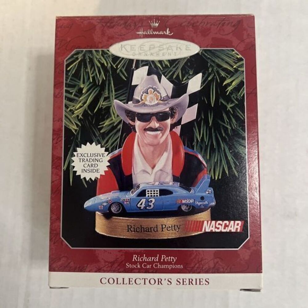 Richard‎ Petty Hallmark Christmas Ornament 1998-Open Box New in box